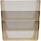 Storex Wall File, Stackable, Letter, 4"W x 16"L x 7"H, 3/PK, Smoke 3PK STX70246U06C - alternate 2